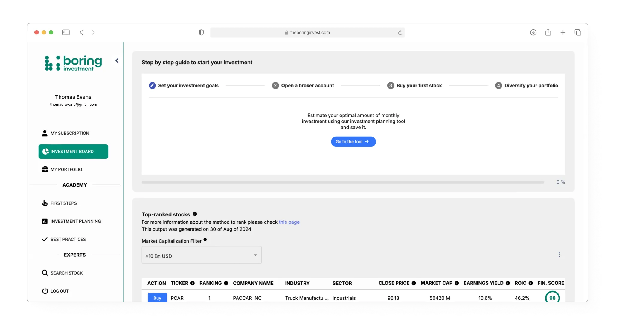 Beginner-friendly tools to start investing.